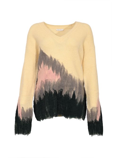 Maglione morbido oversize in misto alpaca con fantasia Patrizia Pepe | 2K0327 K294YA35